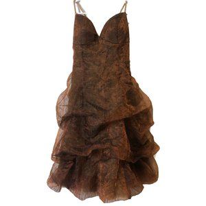 Jovani Girl Formal Autumn Color Prom Dress Size 10